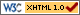 Valid XHTML 1.0